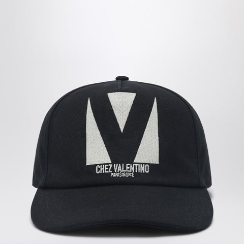 Valentino Garavani Valentino Garavani Chez Valentino black baseball cap