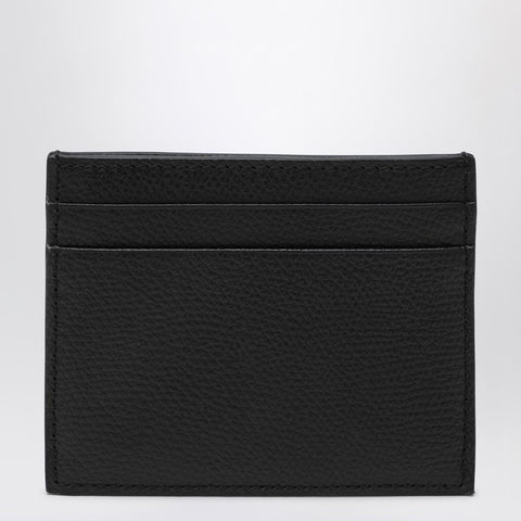Valentino Garavani Valentino Garavani Vlogo Signature black calfskin cardholder