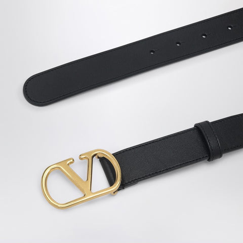 Valentino Garavani Valentino Garavani Vlogo Signature belt black/gold
