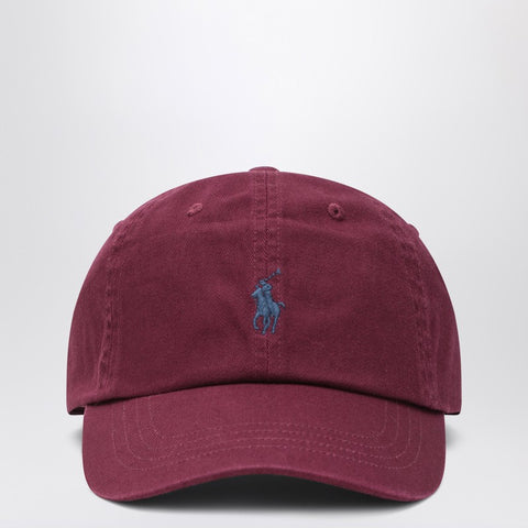 Polo Ralph Lauren Polo Ralph Lauren Burgundy coloured baseball cap with logo