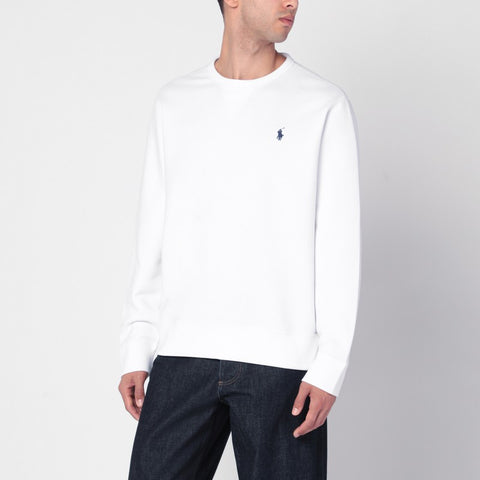Polo Ralph Lauren Polo Ralph Lauren White cotton blend sweatshirt with logo