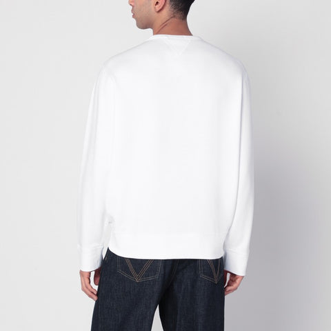 Polo Ralph Lauren Polo Ralph Lauren White cotton blend sweatshirt with logo