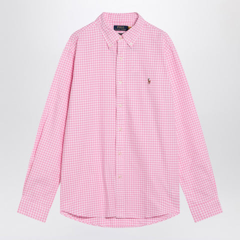 Polo Ralph Lauren Polo Ralph Lauren White/Pink Checked Shirt Custom-Fit