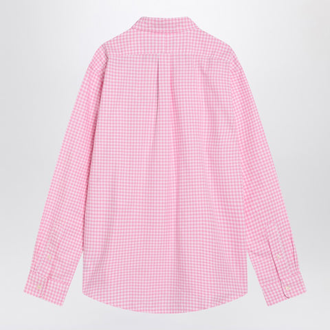 Polo Ralph Lauren Polo Ralph Lauren White/Pink Checked Shirt Custom-Fit