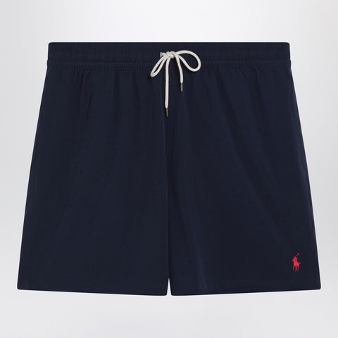 Polo Ralph Lauren Polo Ralph Lauren Boxer navy blue swim trunks with logo