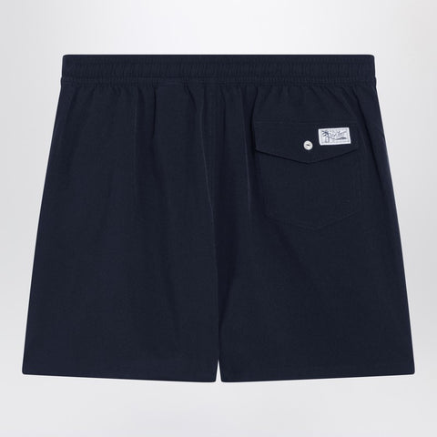 Polo Ralph Lauren Polo Ralph Lauren Boxer navy blue swim trunks with logo