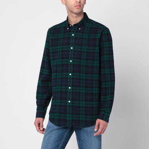 Polo Ralph Lauren Polo Ralph Lauren Blue navy/green check pattern shirt Custom-Fit