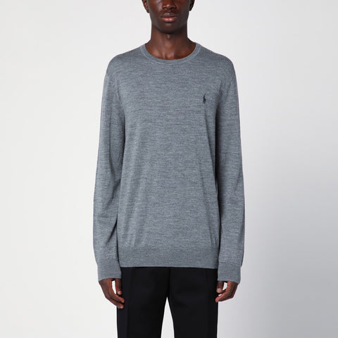 Polo Ralph Lauren Polo Ralph Lauren Heather grey wool crew-neck jumper