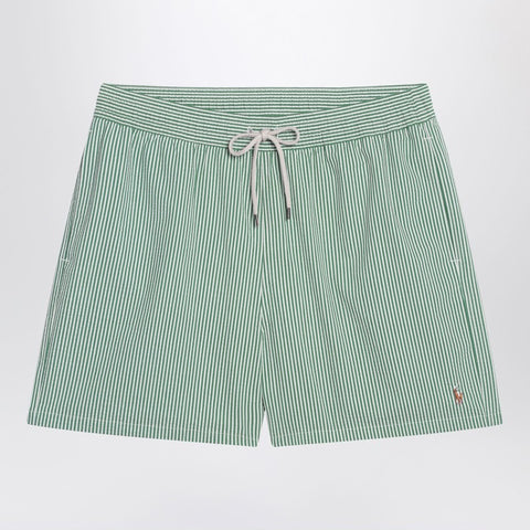 Polo Ralph Lauren Polo Ralph Lauren White/green striped swim trunks