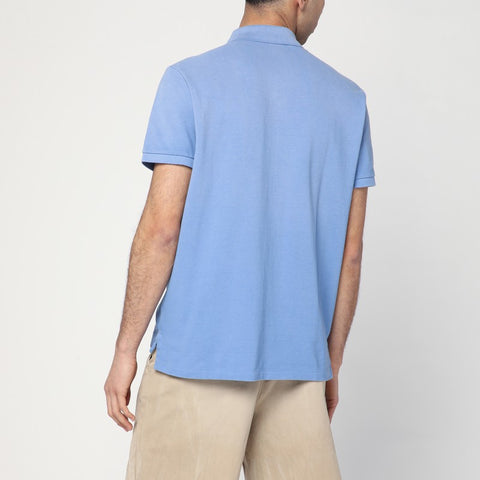Polo Ralph Lauren Polo Ralph Lauren Light blue polo with Polo Bear Custom Slim-Fit