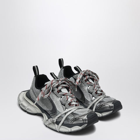 Balenciaga Balenciaga 3XL sneaker silver/white/red in mesh and polyurethane