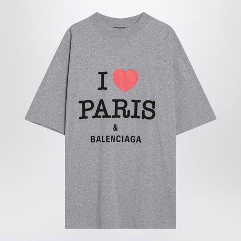 Balenciaga Balenciaga Grey I Love Paris T-shirt