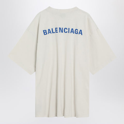 Balenciaga White New Balenciaga Back Medium Fit T-shirt