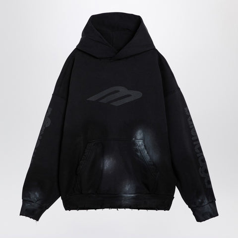 Balenciaga Balenciaga 3B Stencil hoodie black with spots