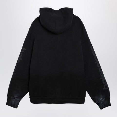 Balenciaga Balenciaga 3B Stencil hoodie black with spots