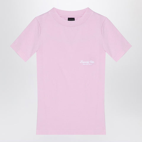 Balenciaga Balenciaga Beverly Hills pink cotton T-shirt