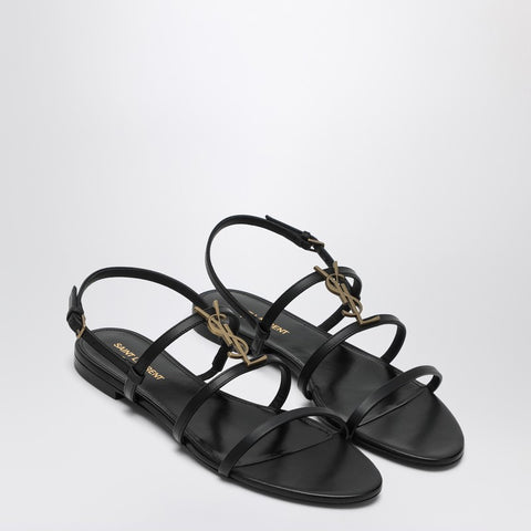 Saint Laurent Saint Laurent Black flat sandals Cassandra