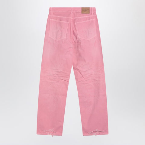 Balenciaga Balenciaga Wide-leg Baby Pink jeans
