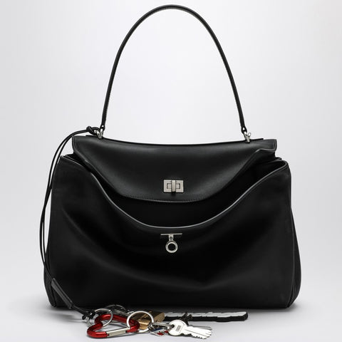 Balenciaga Balenciaga Smooth black calfskin Medium Rodeo bag