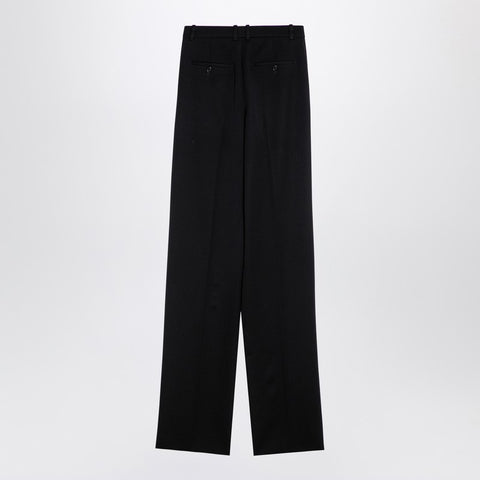Saint Laurent Saint Laurent Black wool wide trousers