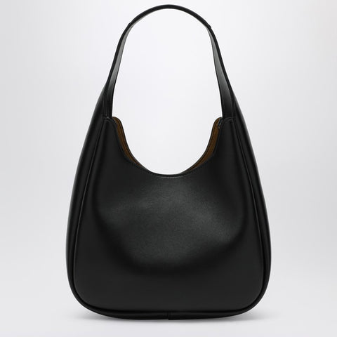 Stella McCartney Stella McCartney Black logoed Morbida Hobo Tote