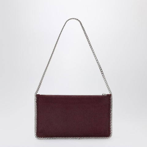 Stella McCartney Stella McCartney Falabella Plum coloured clutched shoulder bag