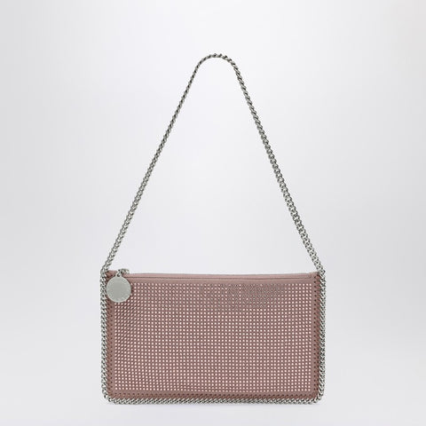 Stella McCartney Stella McCartney Falabella Pink Clutch Shoulder Bag with Rhinestones