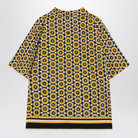 Valentino Valentino Bowling shirt with Bulles Royales print