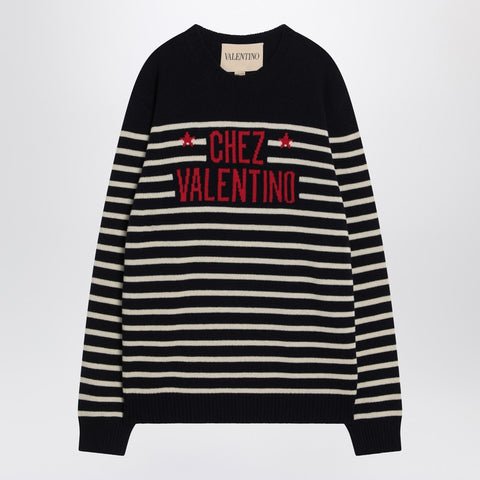 Valentino Sweater with jacquard pattern Chez Valentino