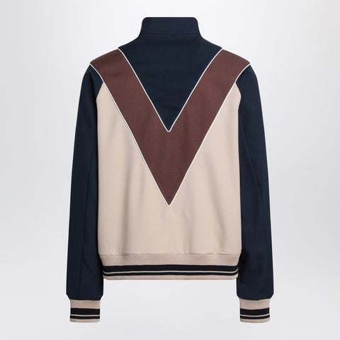Valentino Valentino Zip-up sweatshirt with VLogo patch