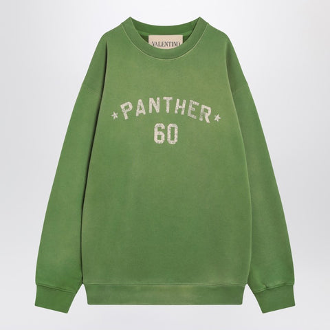 Valentino Crew neck sweatshirt Chez Valentino green