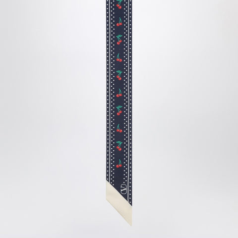 Valentino Garavani Valentino Garavani Cherryfic Bandeaux scarf in silk