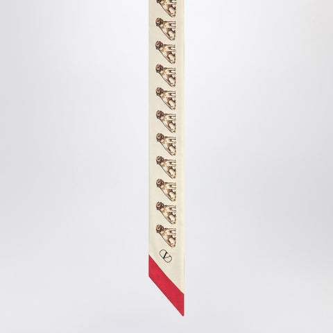 Valentino Garavani Valentino Garavani Petit Charles Bandeaux scarf in silk