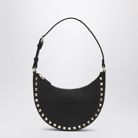 Valentino Garavani Valentino Garavani Black Rockstud mini hobo bag