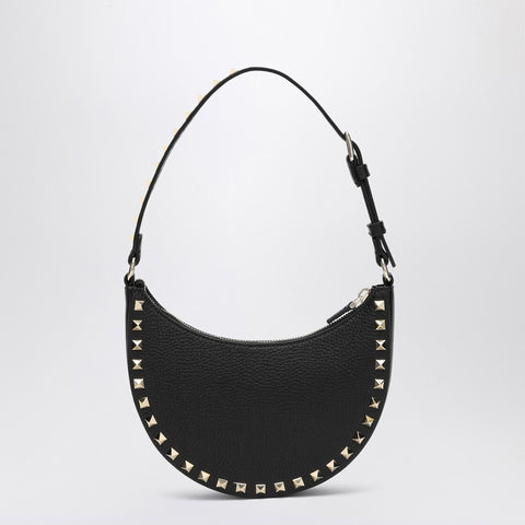Valentino Garavani Valentino Garavani Black Rockstud mini hobo bag
