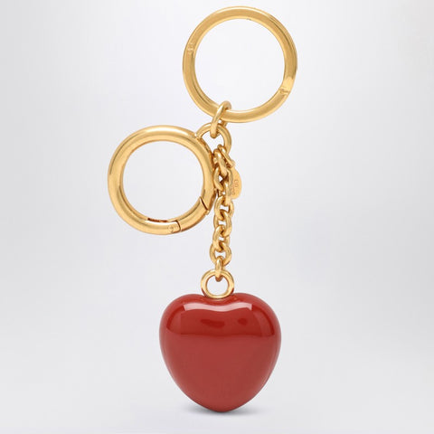 Valentino Garavani Valentino Garavani Bag charm keyring Coeur Royal in red