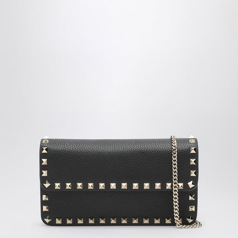 Valentino Garavani Valentino Garavani Pouch with black Rockstud chain
