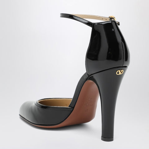 Valentino Garavani Valentino Garavani Hi Dolly black patent leather pumps