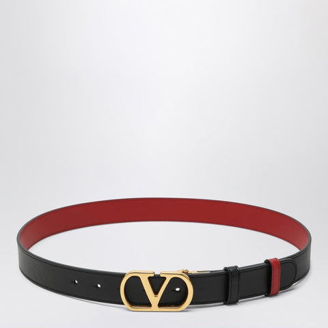 Valentino Garavani Valentino Garavani Reversible VLogo Signature belt in black/red