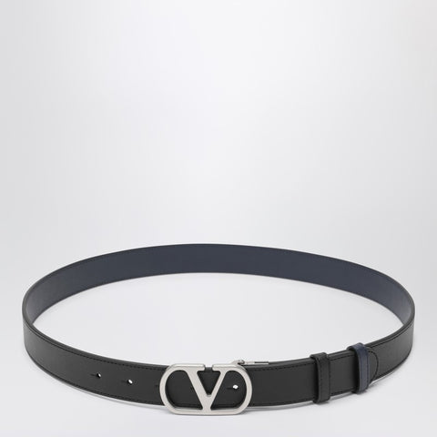Valentino Garavani Valentino Garavani Reversible Vlogo Signature belt Black/Marine