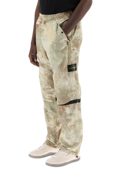 Stone Island Stone Island econyl printed dissolving grid camo pants