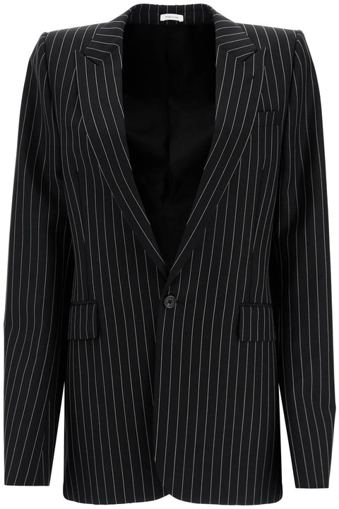 Alexander Mcqueen Alexander Mcqueen 'striped jacket with voluminous