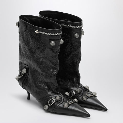 Balenciaga Balenciaga Cagole Wide black ankle boot