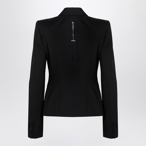 Alexander Mcqueen Alexander McQueen Black single-breasted jacket in wool