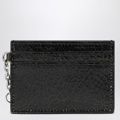 Alexander Mcqueen Alexander McQueen T-Bar credit card holder black/caramel