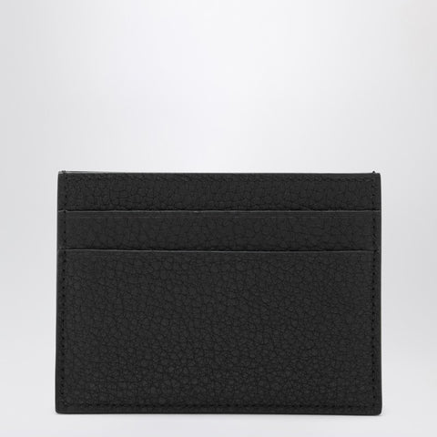 Balenciaga Balenciaga Black Credit cardholder in hammered leather