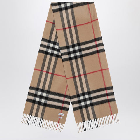 Burberry Burberry Cashmere scarf with Check motif
