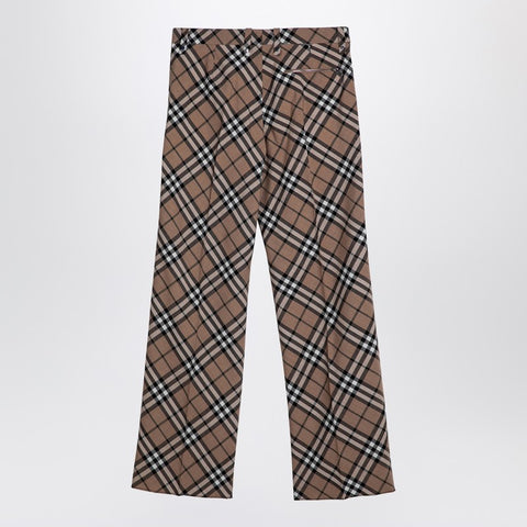 Burberry Burberry Check trousers in wool blend