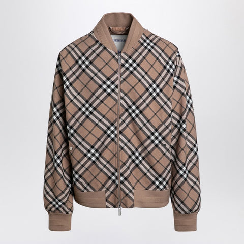 Burberry Burberry Check pattern zipped cardigan