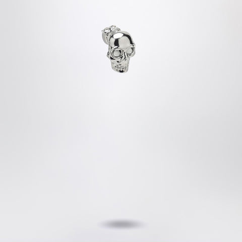 Alexander Mcqueen Alexander McQueen Skull Earring in palladium